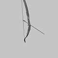 recurve bow 3d model