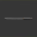 Double Barrel Shotgun Featuring Metallic Bronze And Silver Finish Two Barrels Trigger Stock Dark Background