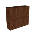 Sturdy Brown Wooden Shoe Cabinet With Multiple Drawers For Home Storage
