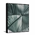 Modern Framed Plant Paintings With Palm Leaves For Home Wall Decor