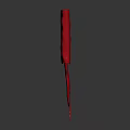 Red Satin Bow Fashion Accessory for Women Clothing Decoration