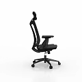 Ergonomic Mesh Back Office Chair With Adjustable Armrests And Swivel Rolling Base 3d model