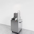 Modern Stainless Steel Commercial Equipment with Control Panel Water Faucet and Wheels for Professional Use