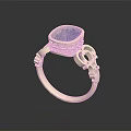 Elegant Gold Ring With Blue Sapphire Center Stone And Diamond Accents