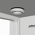 Modern bedroom ceiling lamp cream wind ceiling lamp 3d model