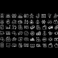 Internet Website Line Icon 3d model