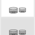Two Round Mesh Containers Essential Household Items For Kitchen Storage
