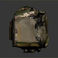 Camouflage Hard Shell Suitcase with Telescopic Handle and Rolling Wheels for Travel