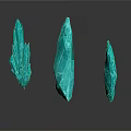 Blue Green Decorative Crystal Spikes As Stylish Home Living Items