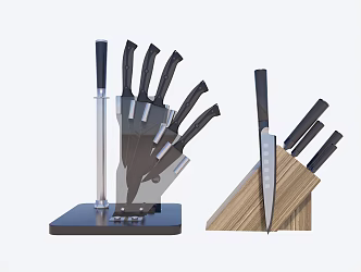 Modern Kitchen Supplies Kitchen Supplies Knives 3d model