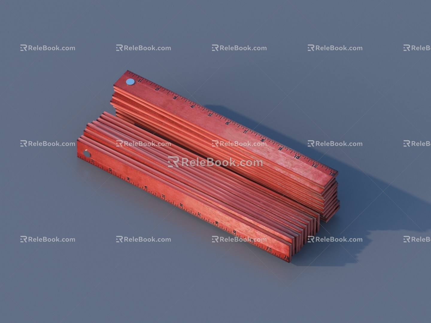 Tool ruler 3D model 3d model