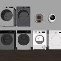Modern washing machine washing machine combination 3d model