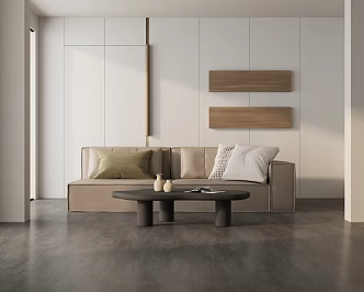 Three-seat sofa 3d model