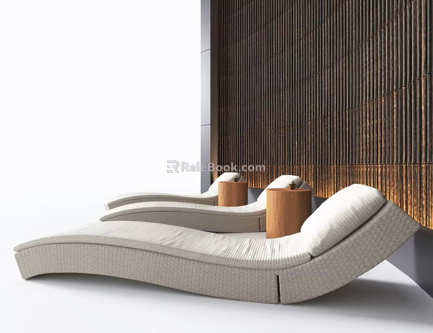 Pool Lounger 3d model