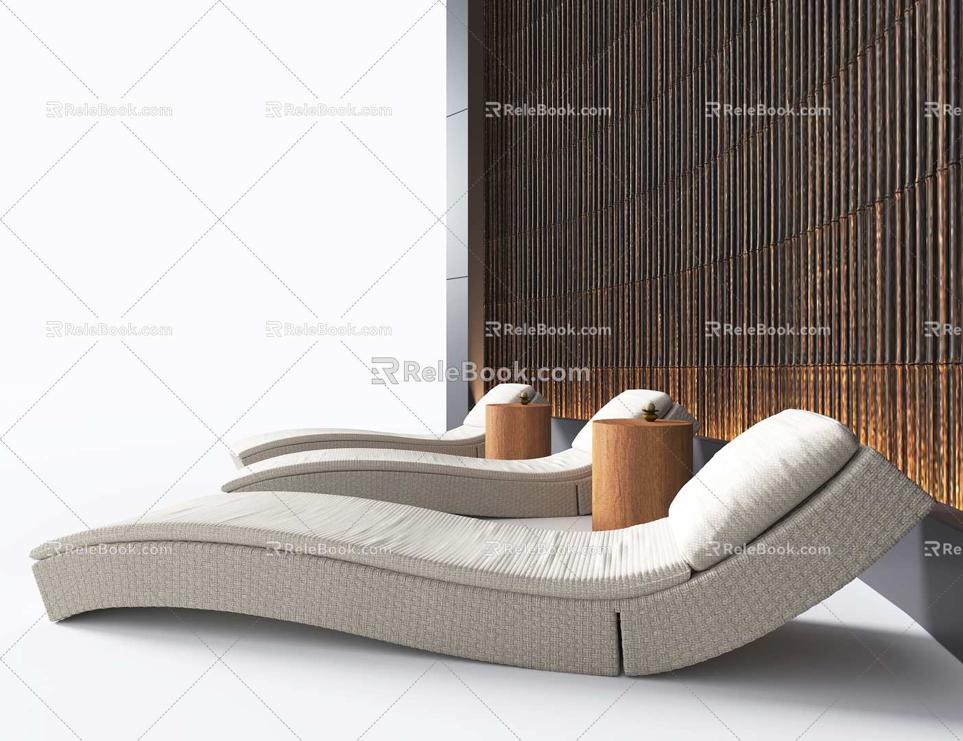 Pool Lounger 3d model