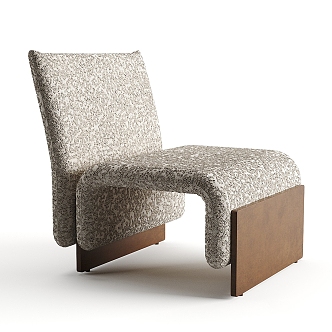 Diwan lounge chair 3d model