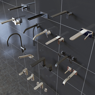 Modern faucet 3d model