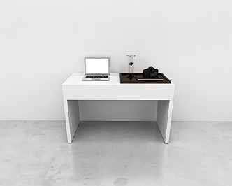 Modern computer desk 3d model