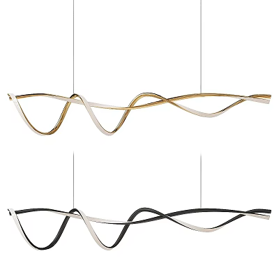 Modern chandelier 3d model