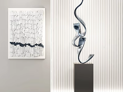 Modern Sculpture 3d model