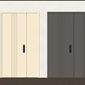 Simple security door 3d model