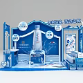 Yili Shuhua Milk Exhibition Booth Featuring Vitality Theme and Product Displays