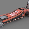 Red Heavy Duty Automotive Floor Jack Tool For Car Repair And Maintenance
