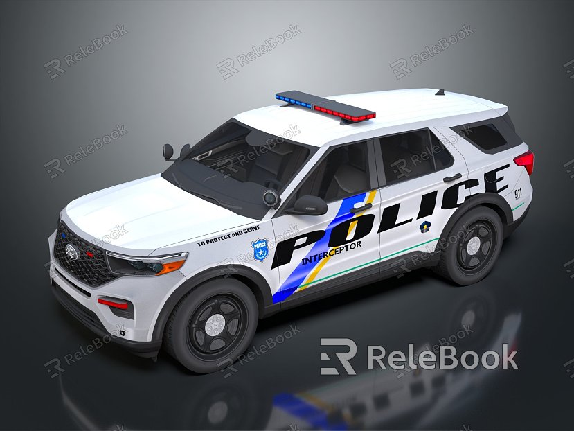 Modern Police Car Police Car Police Car Police Car model