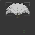 Detailed View Of Pelvic Organs Anatomical Model With Skeletal Structure And Muscles