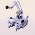 Smart Machine Robotic Arm With Multi Joint Structure For Precision Handling Tasks 3d model
