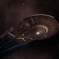 Two Detailed Sci Fi Spaceship Models With Classic Design And Textured Surface