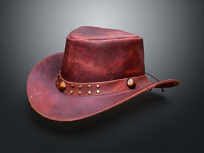 Cowboy Hat Fashion Cowboy Hat Western Cowboy Hat Men's Cowboy Hat Sun Hat American Cowboy Hat 3d model