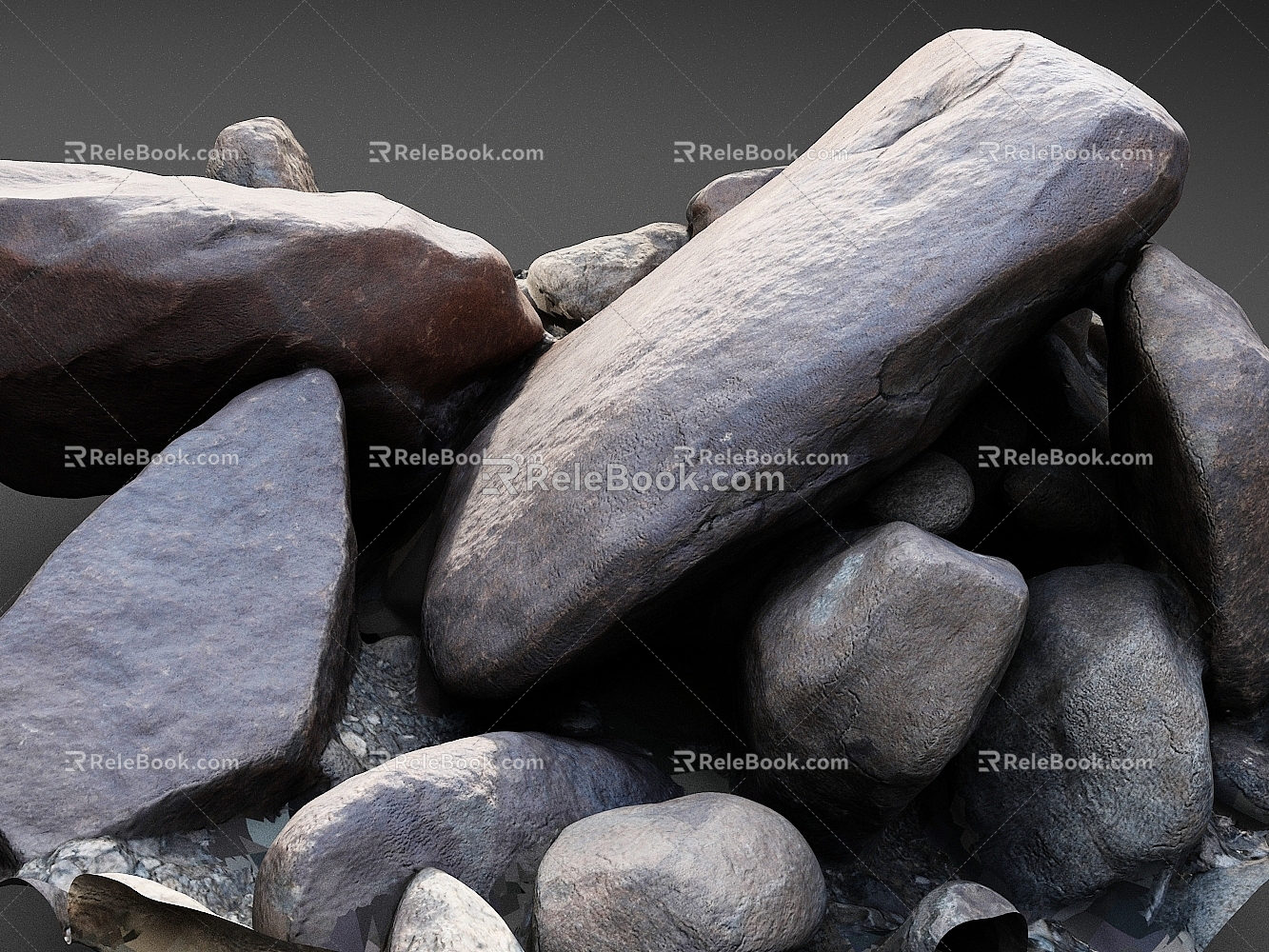 Stone 3d model