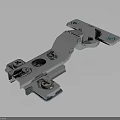 Stainless Steel Cabinet Hinge Shiny Precision Hardware Tool For Furniture Door Installation
