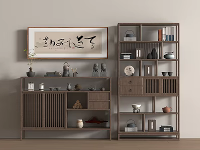 New Chinese Tea Cabinet New Chinese Tea Cabinet 3d model