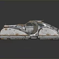 Vintage Futuristic Car Model With Metallic Finish Unique Bodywork And Green Lights
