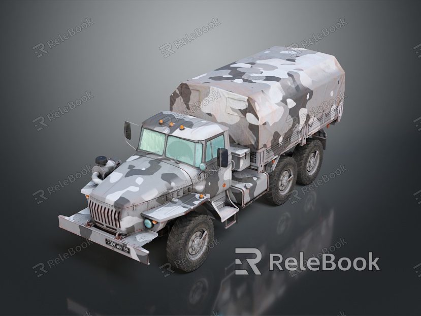 Military Truck Military Transporter Military Transporter Armed Transporter Armored Transporter model