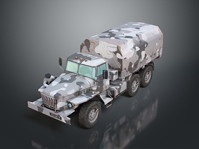 Military Truck Military Transporter Military Transporter Armed Transporter Armored Transporter model