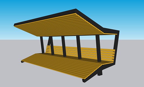 Modern grandstand 3d model