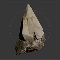 Wooden Stone Natural Crystal Specimen With Geometric Facets Shiny Surface And Rough Base
