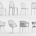 Modern Accent Chairs With Transparent Acrylic Design Various Colors And Sleek Bases