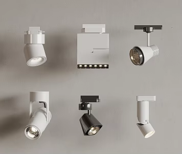 Modern Downlight Spotlight Track Light 3d model