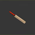 High Quality Cricket Bat With Wooden Blade And Red Handle For Sports Equipment