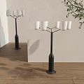 Modern Middle Style Floor Lamp Decorative Lamp 3d model