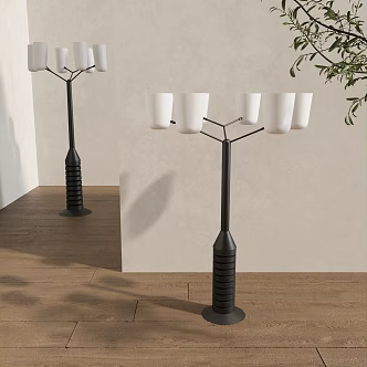 Modern Middle Style Floor Lamp Decorative Lamp 3d model