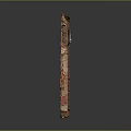 Ancient Gate Stone Gate Large Wooden Door Classical Gate Antique Gate Game Gate Entrance Gate 3d model