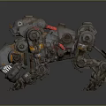 Machine Dinosaur Machine Dinosaur Machine Monster Machine Monster Cartoon Monster Machine Dinosaur Monster 3d model