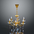 Chandelier Ceiling Lamp Living Room Chandelier Iron Chandelier Lighting Lamps Lighting Fixtures Furniture Furniture 3d model