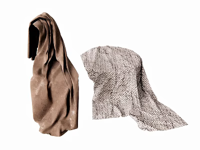 High Quality Stylish Fabrics With Brown And Snake Print Textile Patterns 3d model