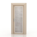 Jianou solid wood door interior door door 3d model